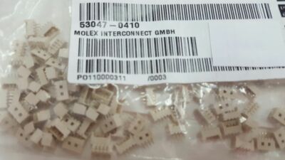 LOT OF 250 PCS. MOLEX 53047-0410 Conn Wire to Board HDR 4 POS 1.25mm