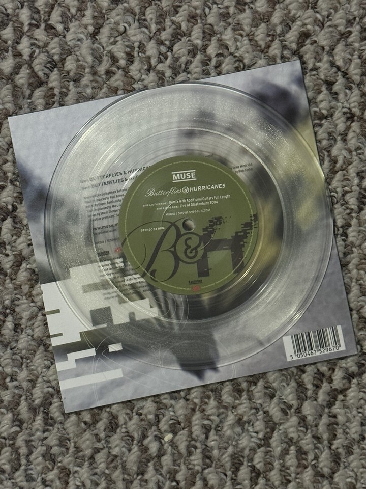 Muse Butterflies and Hurricanes Vinyl EP 7” Rare eBay