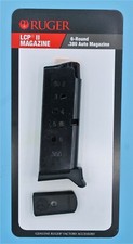 Ruger LCP II 380 Pistol 6 Round Magazine 90621 Genuine LCP 2 Clip Mag .380 ACP