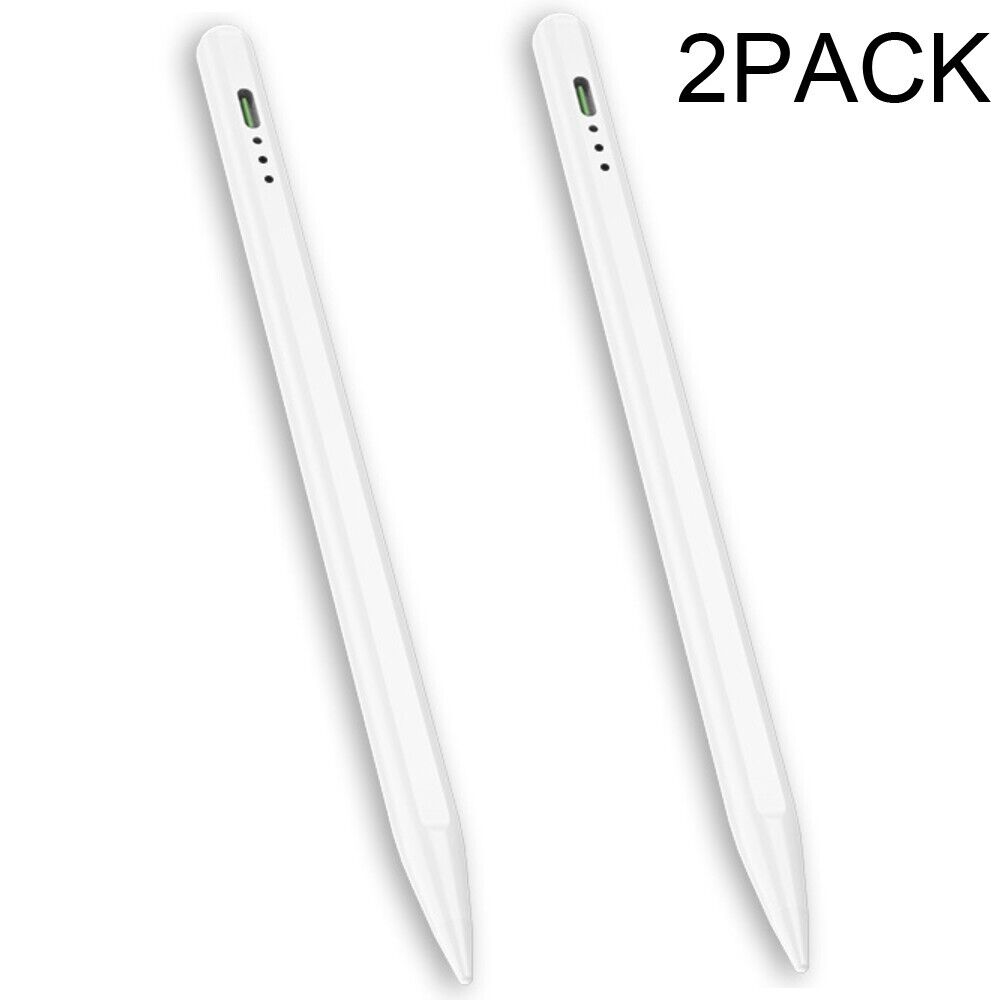 2PACK For Apple Pencil Stylus iPad 10/9/8/7/6th, Air 5/4/3, iPad Pro  2018-2024