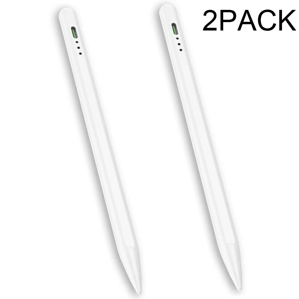 2PACK For Apple Pencil Stylus iPad 10/9/8/7/6th, Air 5/4/3, iPad Pro  2018-2023