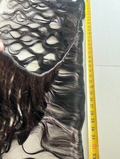 Hair extensions 20 dark brown Human Brazilian Virgin Hair Weave woman style