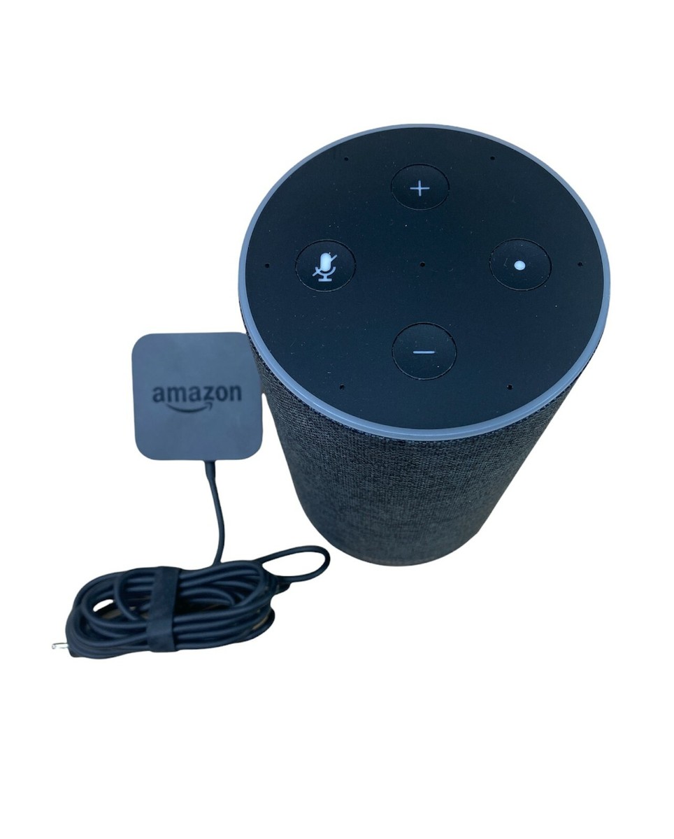 Amazon Echo 2nd Generation Smart Speaker With Alexa Dolby Heather Black