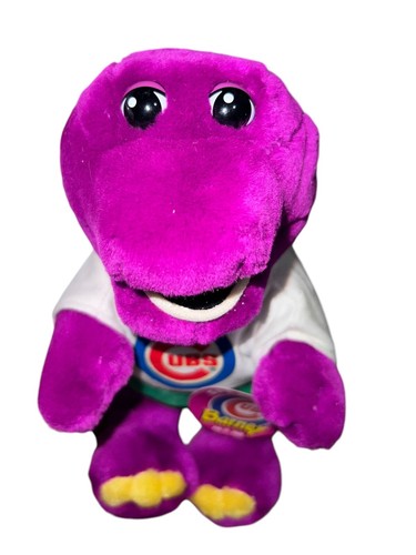 2001 Special Edition Chicago Cubs 8" Barney Plush Fox Sports Net Promo Rare! - Picture 9 of 10