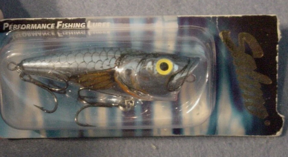 Лот из 2 ~ Salmo POP 6 Topwater 1/4 унции без погремушек P6 SMS Silver Metalic Shiner - Изображение 3 из 4