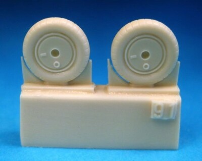 Barracuda Studios (BR-72091) 1:72 Bf-109 B/C/D/E Main Wheels