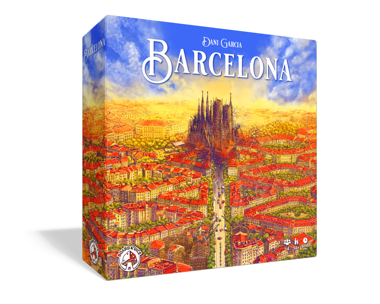 Barcelona board game, by Dani Garcia, published by Board And Dice