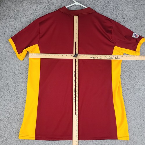 Washington Redskins Polo Shirt Mens XL NFL Team Apparel Equipment Nike Red USED - Picture 9 of 15