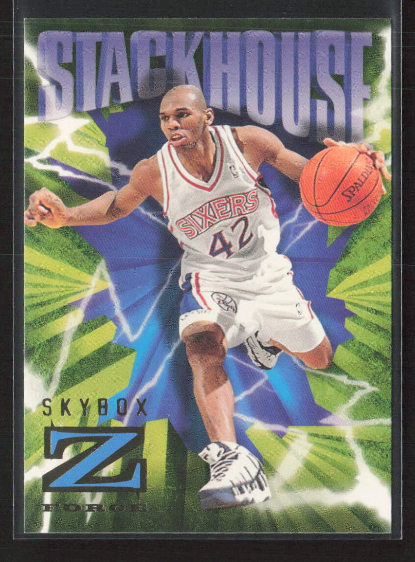 1996-97 SkyBox Z-Force #66 Jerry Stackhouse Philadelphia 76ers (R)