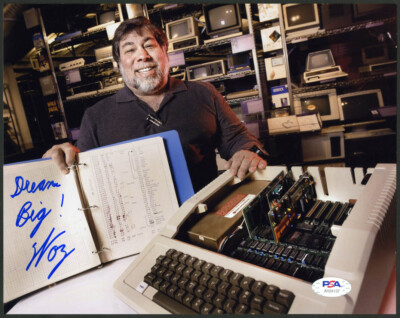 Steve Woz Wozniak SIGNED 8x10 Photo Apple II Computer Jobs PSA/DNA AUTOGRAPHED