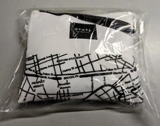 [Brand New]American Airlines Toiletry Bag STATE Amenity Kits White Brooklyn Map