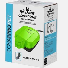 CONAIRPRO PET Goodbone Pet Treat Maker w/Cuisine Recipe Book Green V22568 NEW