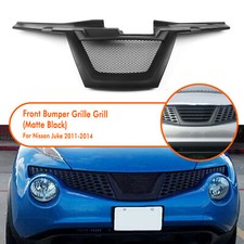 Front Bumper Grille Mesh Grill Kit For Nissan Juke 2011-2014 2012 Matte Black