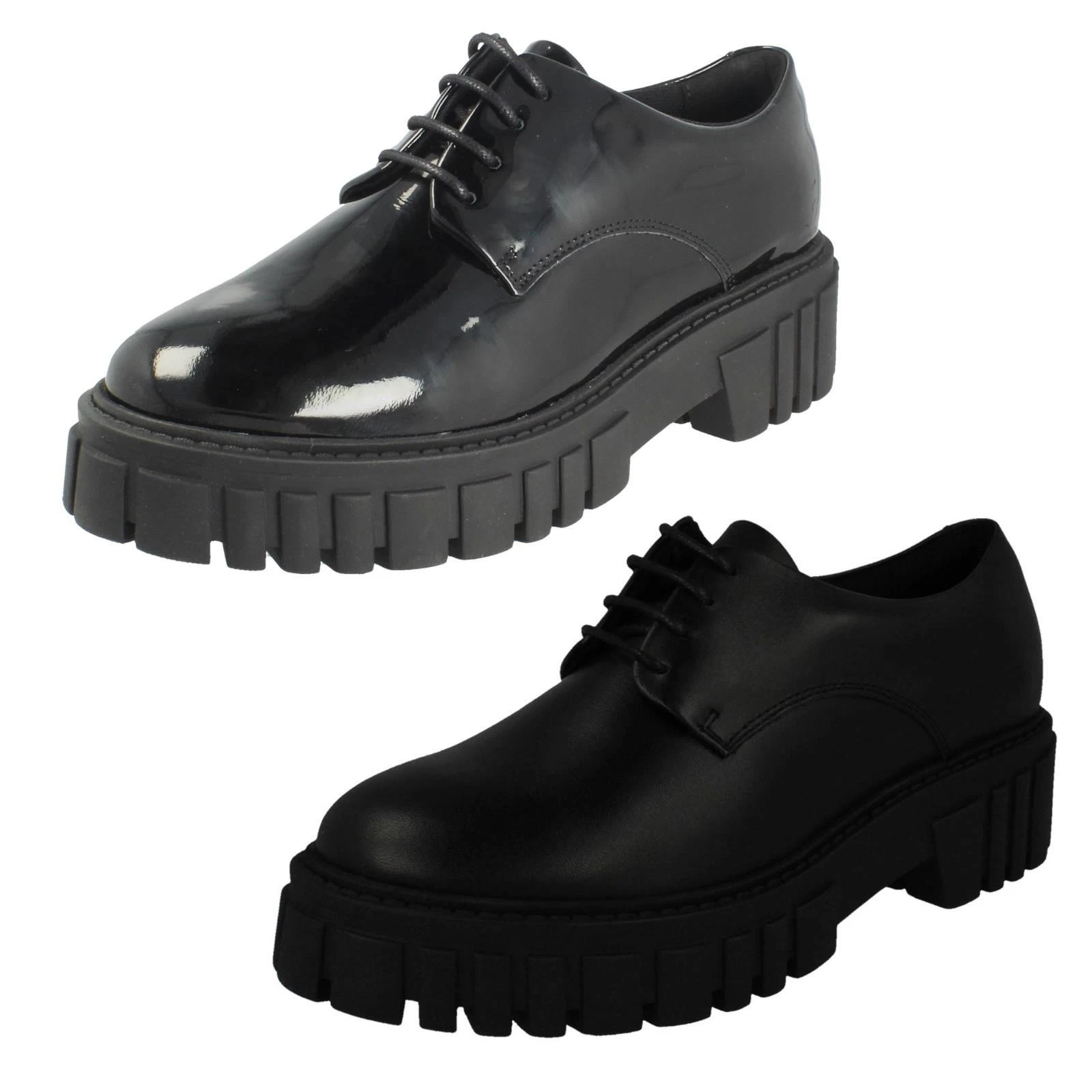 Scarpe intelligenti stringate donna Clarks suola grossa passeggiata pagina