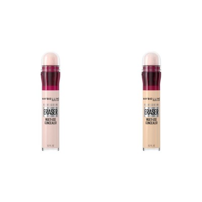 Maybelline Instant Age Rewind Eraser Dark Circles Concealer Bundle, 095 & 100 Sh