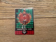 2019-20 Panini Mosaic Basketball Dominique Wilkins Jam Masters Green Prizm Hawks