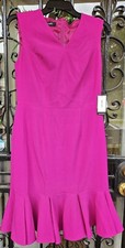NWT NINE WEST HOT PINK WOMEN'S DRESS SZ. 2
