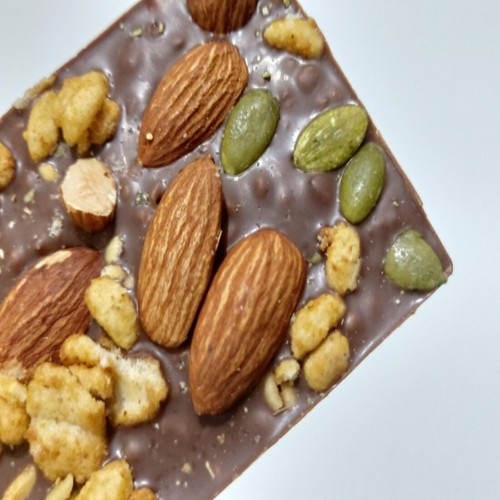 3X Orion Tokping Almond Granola Chocolate Snack Individual packaging 43g Korean - Picture 4 of 8