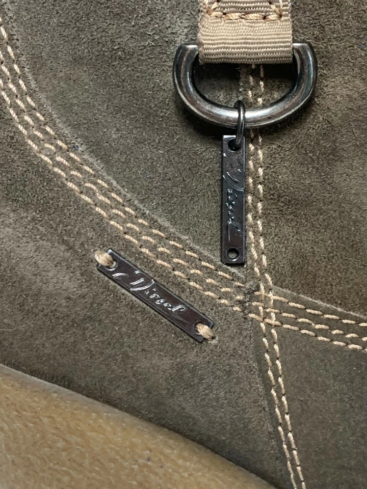 Diesel Jessy 女式踝厚底楔形靴,尺寸 7 EU 38 — 第 2/4 张图片