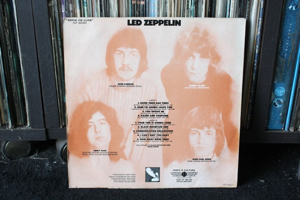 LED ZEPPELIN l DEBUT IN GLORIOUS MONO ORIGINAL FIRST PRESSING VINYL LP - Image 2 of 4