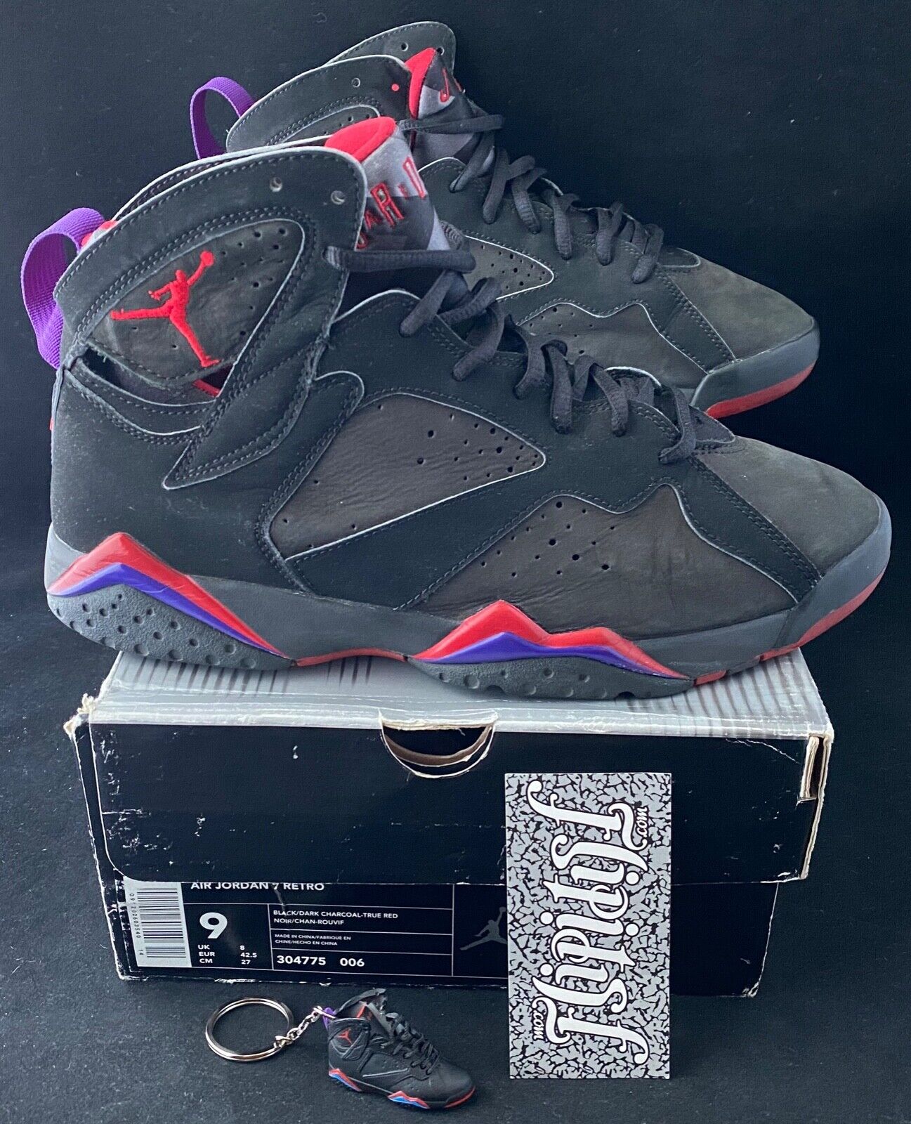 限定SALEHOT NIKE AIR JORDAN 7 ジョーダン7 ラプター ブラック28.0cm