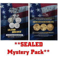 UltraBreaks Made in the USA II Silver Eagle Coin *SEALED PACK* PCGS MS70 PR70