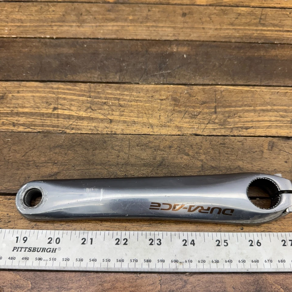 Brazo de manivela izquierdo Shimano Dura Ace FC-7800 175 mm gris huérfano solo lado de transmisión Foto 4 de 4