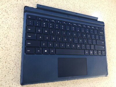 Microsoft Surface Pro 6 5 4 3 Type Cover BLUE QC7-00003 w/Backlit