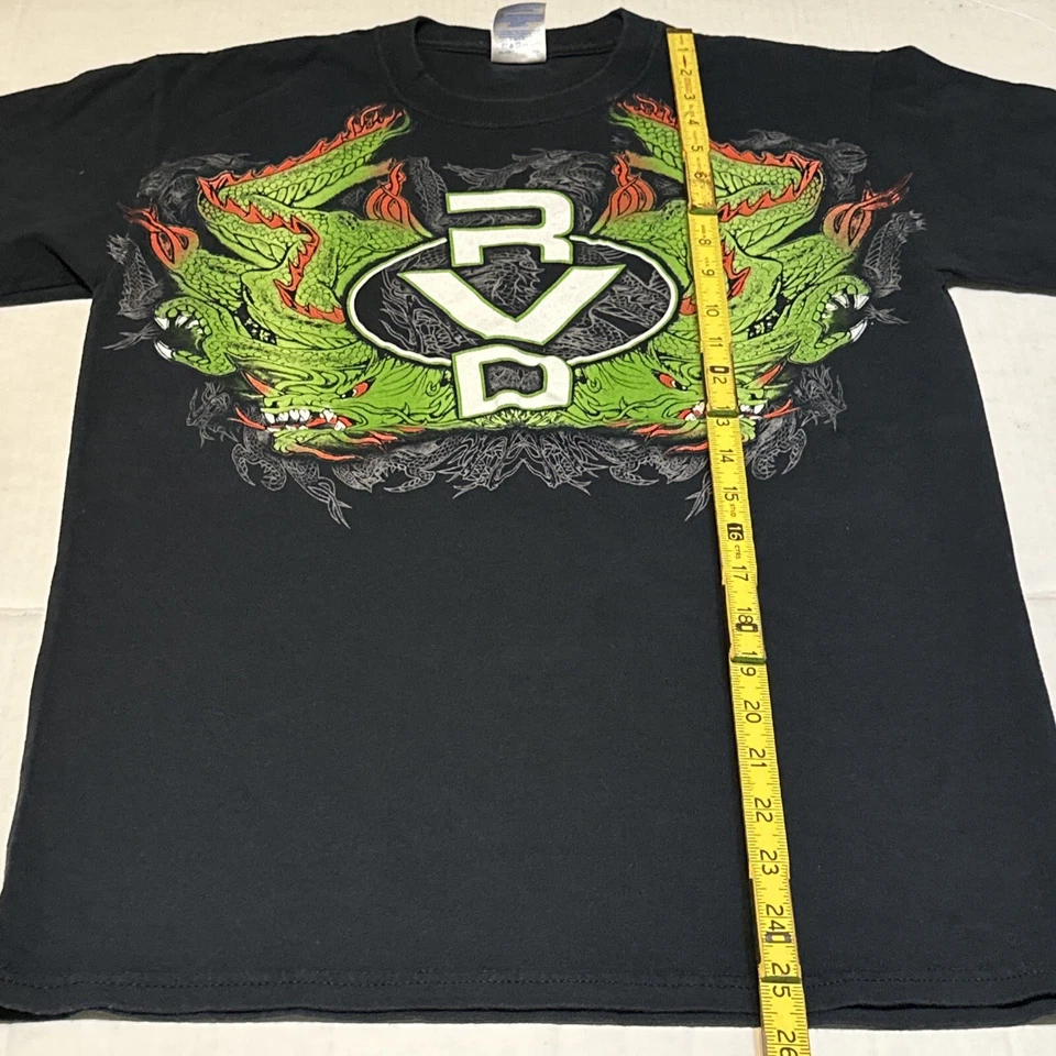 TNA Wrestling RVD Rob Van Damn The Whole F'N Mostrado Raro Gráfico Dragon Masculino P - Imagem 3 de 4