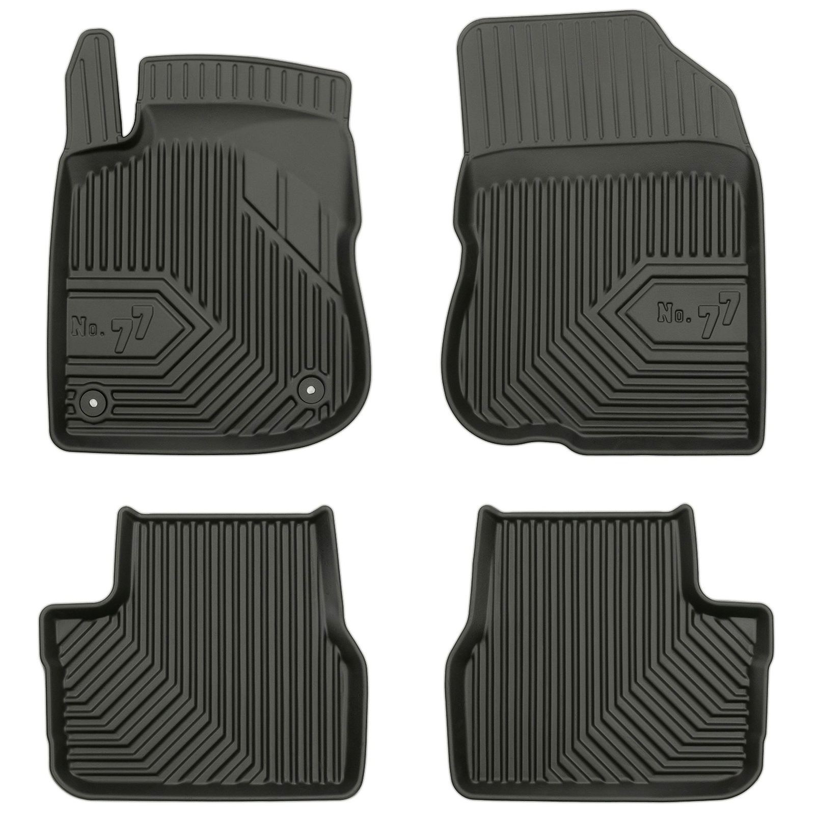 Tapis de sol TPE Frogum No.77 pour Peugeot 208 I 2012-2019 noir