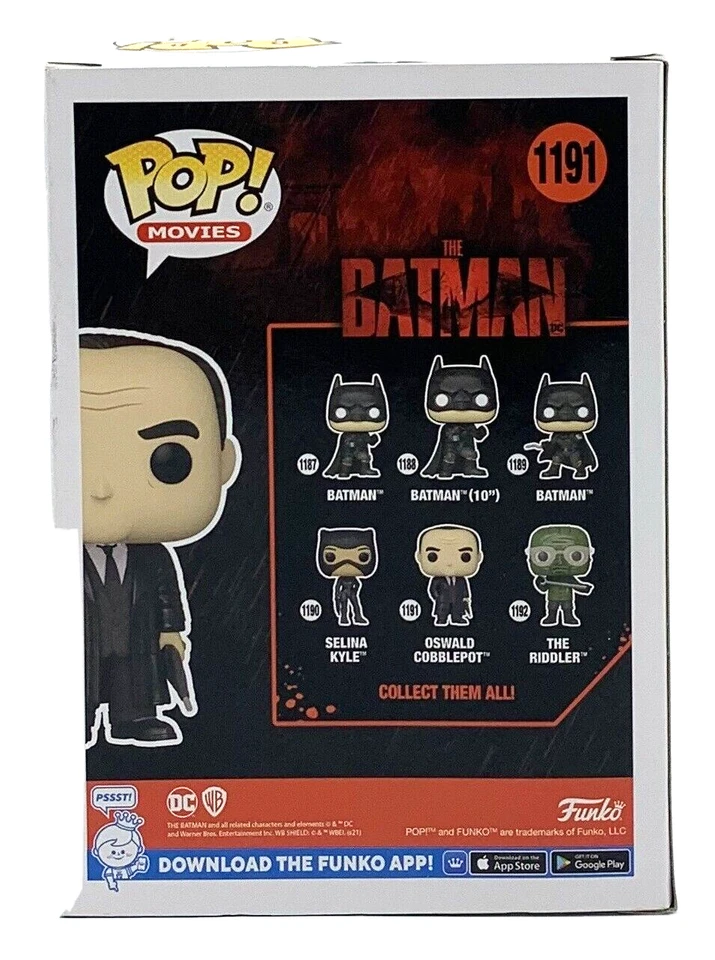 Funko Pop! Movies The Batman - 1191 - Oswald Cobblepot Limited Chase Edition - Bild 4 von 4