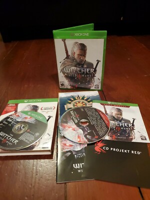 The Witcher 3 Wild Hunt Xbox One with Map, Soundtrack, and Compendium