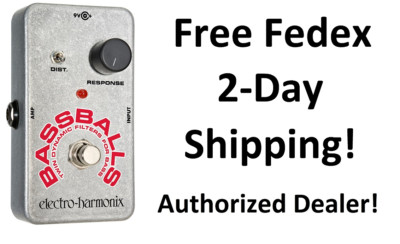 New Electro-Harmonix EHX Bassballs Twin Dynamic Envelope Filter Effects Pedal