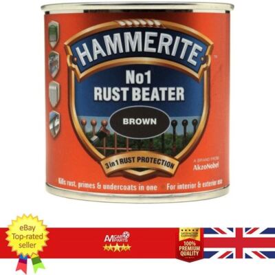 No.1 Rust Beater - Dark Brown HAMMERITE 5092810 (Rust Preventative Paint)