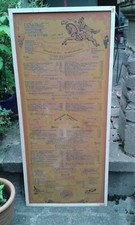 ALTE *SPEISEKARTE aus S&Uuml;DAFRIKA *von 1970/80 Jahren, RARIT&Auml;T und SELTEN