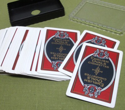 ENGLISH OVALS CIGARETTES playing cards PM & Co. poker deck 1980s throwback  logo
