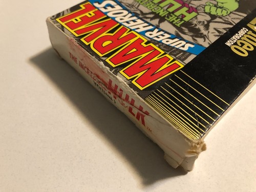 Marvel Superheroes Incredible Hulk Volume 1 VHS Tape (1991) Goldstar Video - Imagen 5 de 7