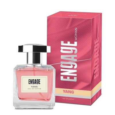 Engage Yang Eau De Parfum for Women, Floral and Fruity Skin Friendly 90ml