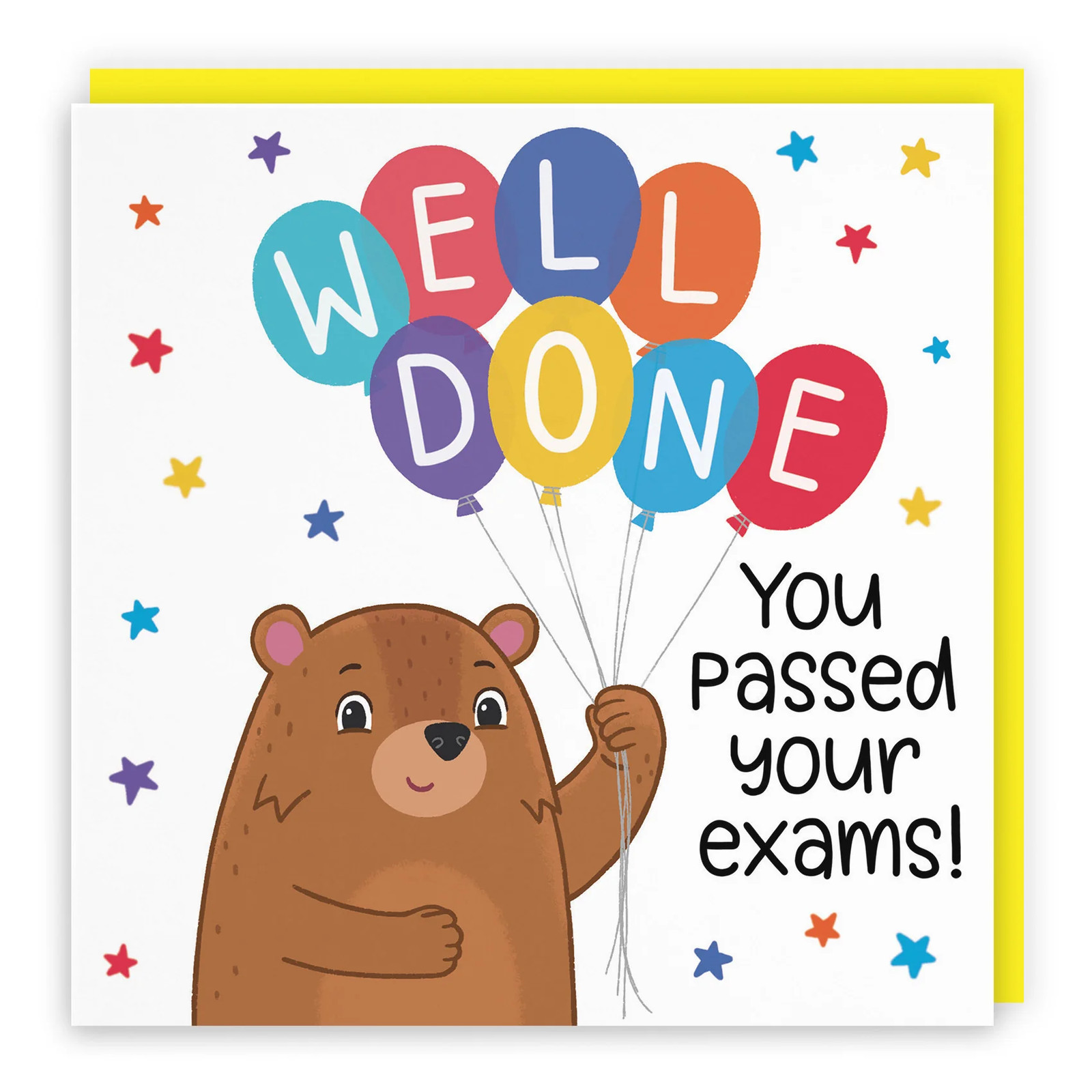 Passed Exams Congratulations Card Cute Bears
