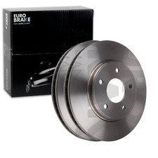 2X EUROBRAKE BREMSSCHEIBEN 283mm BELÜFTET VORNE PASSEND FÜR NISSAN EVALIA LEAF