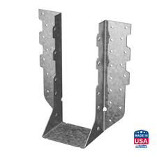 HHUS Galvanized Face-Mount Joist Hanger for 4X10 Nominal Lumber