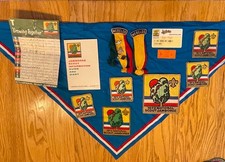 Lot of 1973 Boy Scout Jamboree Patches, Pins,...
