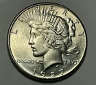 1927  PEACE DOLLAR BU