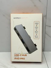 Hyper HyperDrive 4-in-1 USB-C Hub for iPad Pro 2018/2020, Space Gray