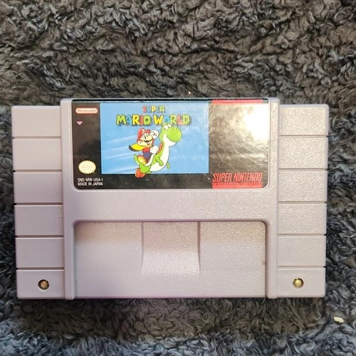 Nintendo Super Mario World Super Nintendo SNES NTSC-U/C 1991 Mario Series