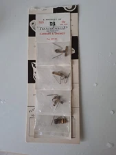 4 Tradeship Carbons Spring Motor MN-30 Springs Charcoal Brushes Slot Car 60s