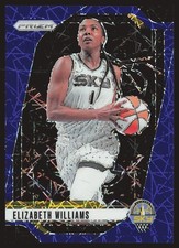 2024 Panini Prizm WNBA #24 Elizabeth Williams Blue Velocity Prizms