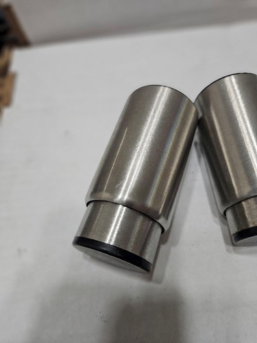 6er Set Kason 1760 Serie Edelstahl plattierte Beine verstellbarer Fuß 4" bis 5,5" - Bild 5 von 6