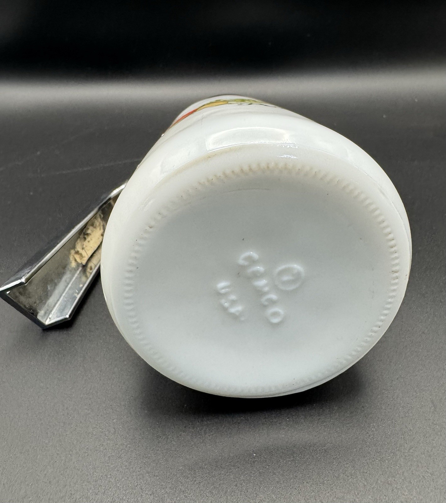 Vintage Gemco USA Corning Ware Spice of Life Pot a Creme /Syrup Dispenser