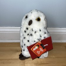 WHITE SPOTTED OWL PLUSH STUFFED 9  2020 ADOPT A PET by Fao Schwartz
